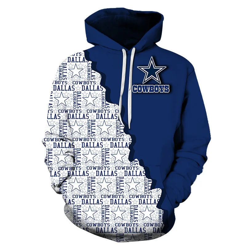 Nfl 3d hoodies sales