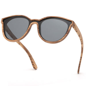SKYDOVE Goggle Zebra Wood Sunglasses Custom Black Sunglasses Women Brand Sunglasses 2020 For Man