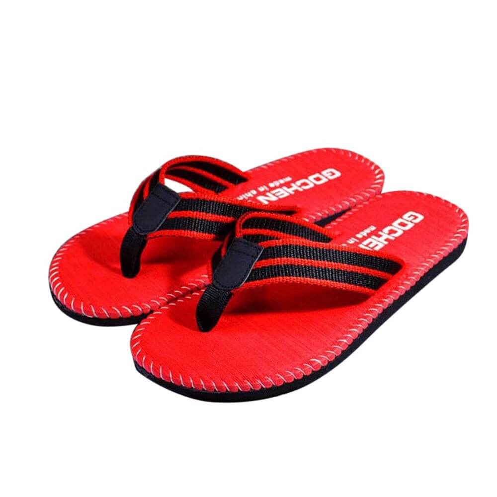 Men Adult Solid Summer Outside Flip Flops Slippers