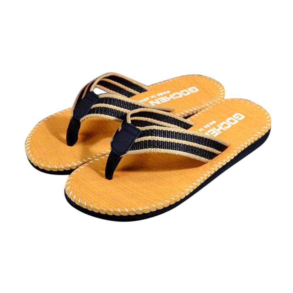 Men Adult Solid Summer Outside Flip Flops Slippers