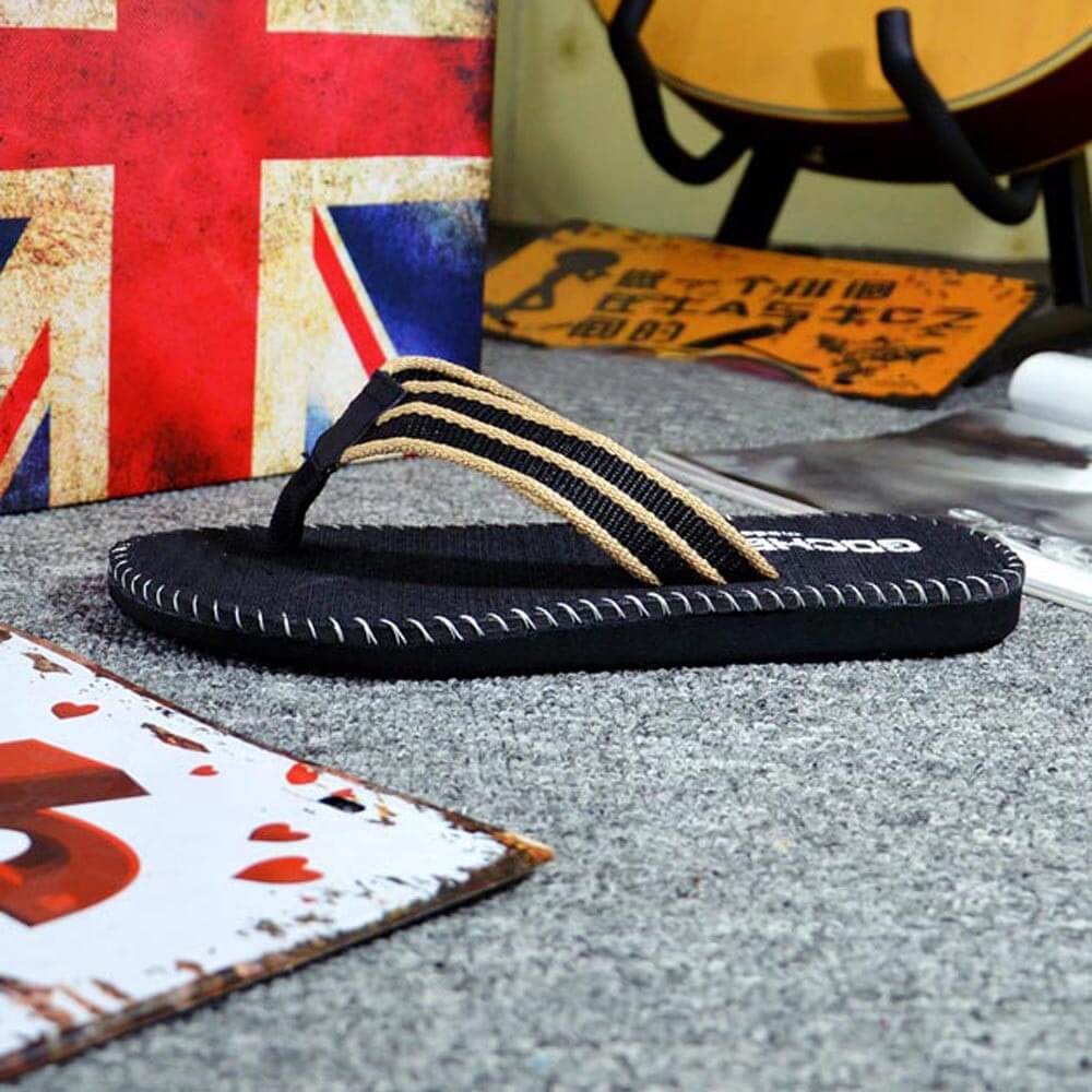 Men Adult Solid Summer Outside Flip Flops Slippers