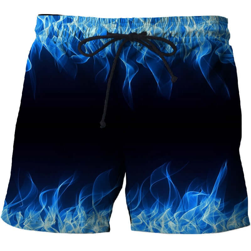 Men Beach Shorts Summer Fashion 3d Short Geometric Abstract Print Pattern board shorts off white swimwear short homme