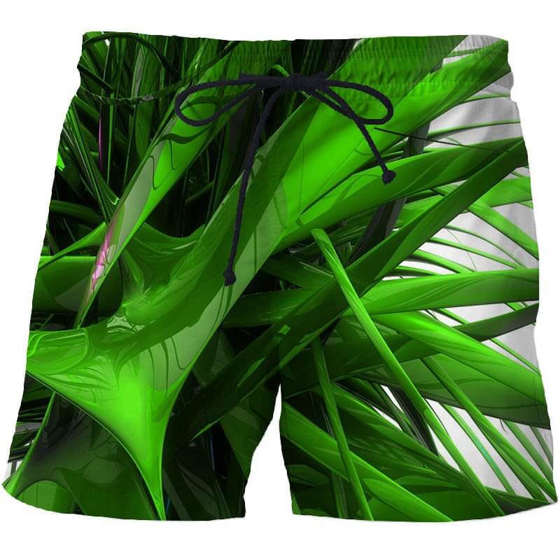 Men Beach Shorts Summer Fashion 3d Short Geometric Abstract Print Pattern board shorts off white swimwear short homme