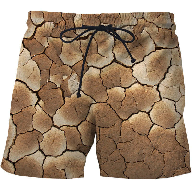 Men Beach Shorts Summer Fashion 3d Short Geometric Abstract Print Pattern board shorts off white swimwear short homme