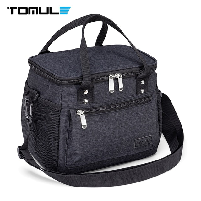 TOMULE Insulated Lunch Bag For Women Thermal Portable Cooler Bag Travel Picnic Bag 9L Bento Food Storage Bag Food Lunch Box Tote