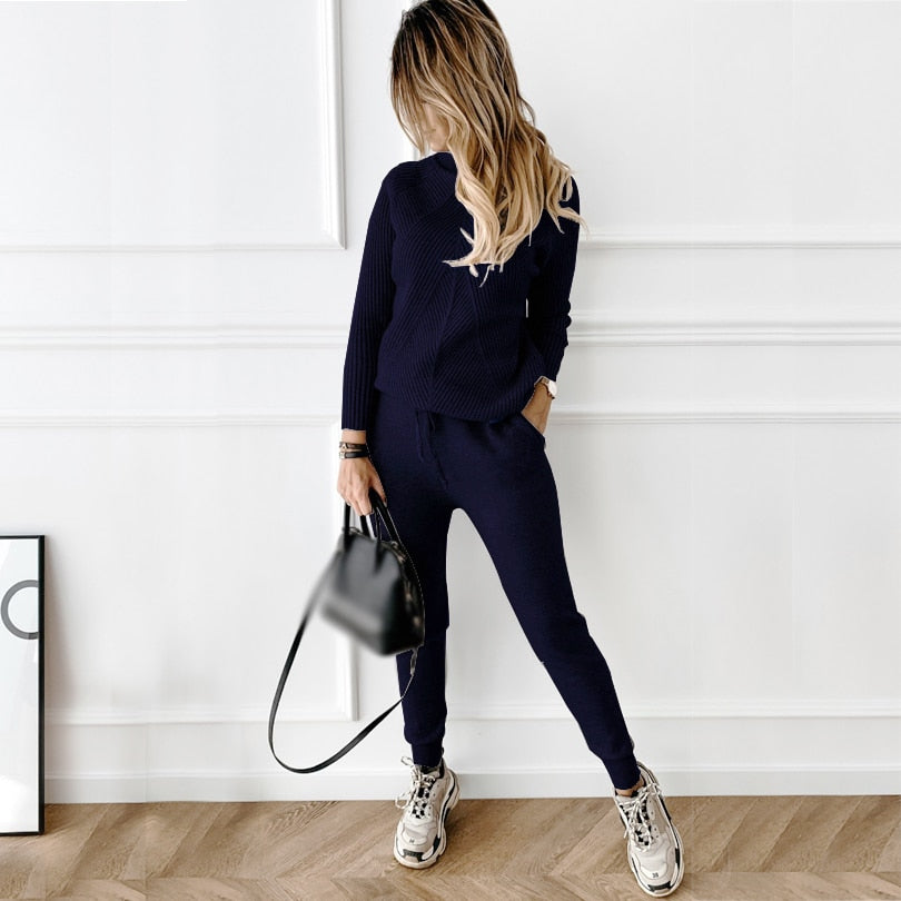 Turtleneck tracksuit hot sale