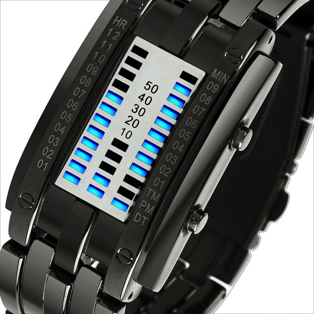 Watches Men  Digital LED Display 50M water resistant
 Lover's Wrist watches