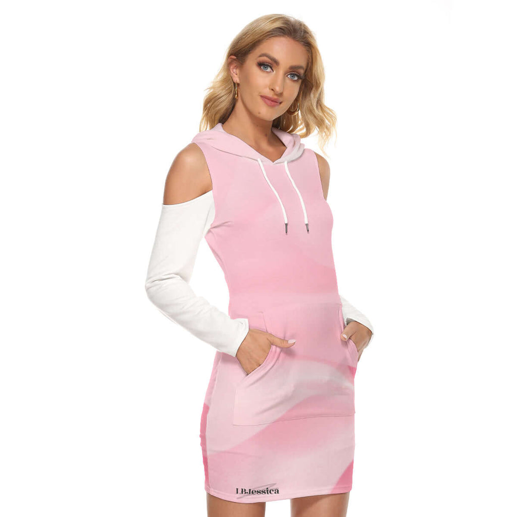 LB Jessica pink creamy Tight Golf Dress