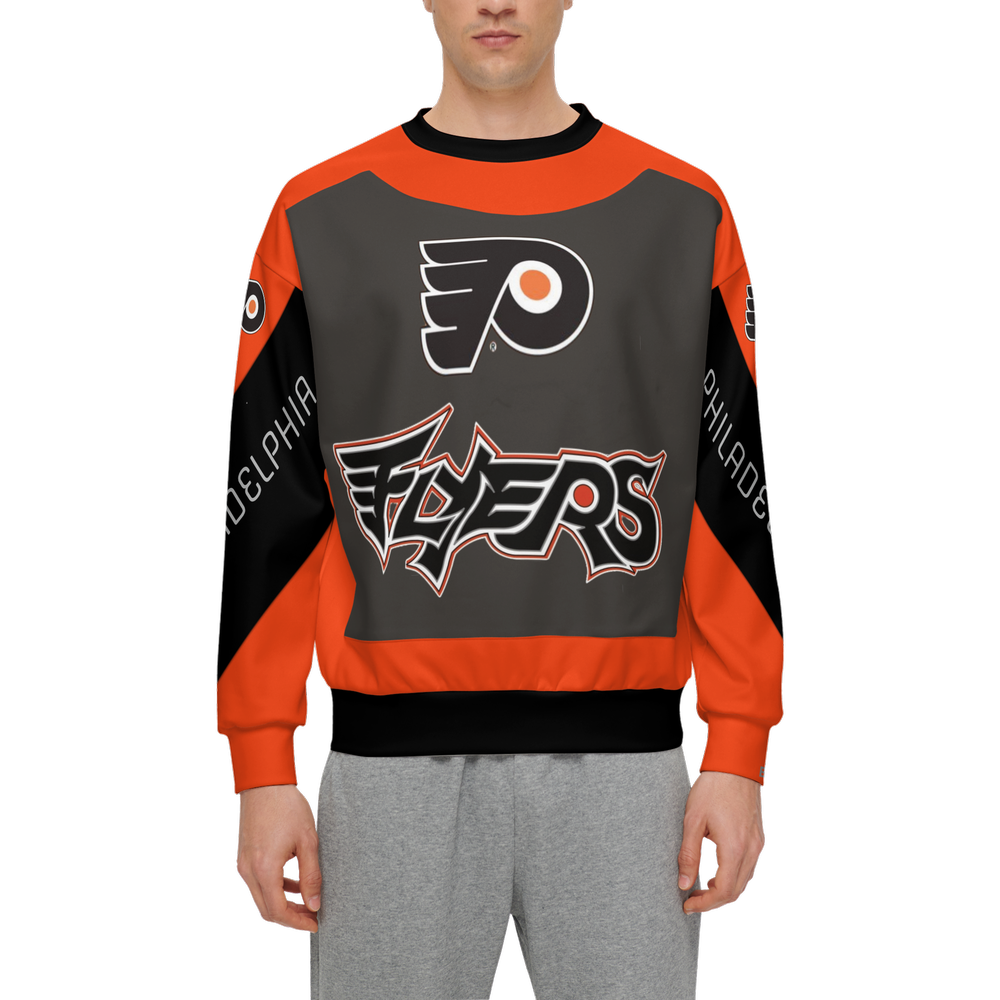 Men’s Relaxed Fit Flyers Thick Long Sleeve Crewneck