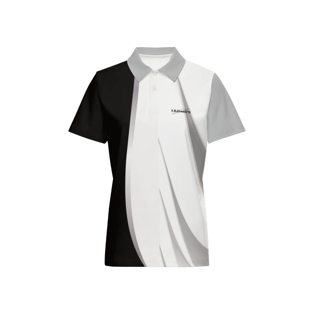 LB Jessica Tiger Classic Fit Short-Sleeve Polo Shirt