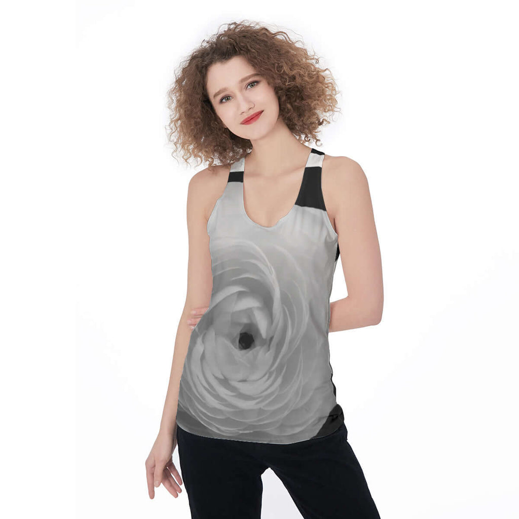 LB Rose Racerback Tank Top