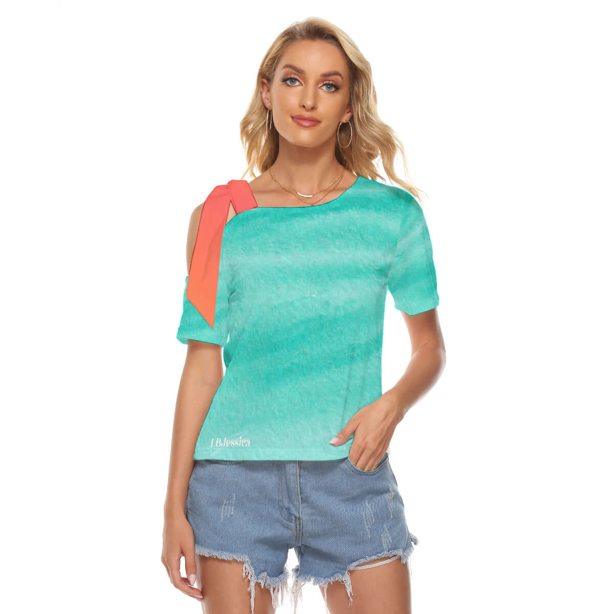 LB Jessica Golf Shirt With Ribbon