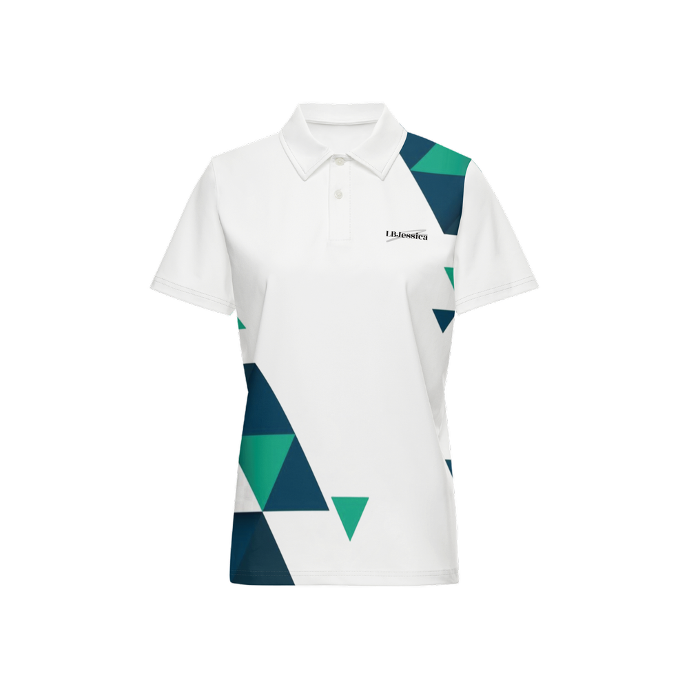 LB Jessica Tri Classic Fit Short-Sleeve Polo Shirt