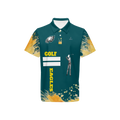 Bailees classic Eagles yellow green_polo_