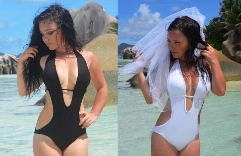 One piece swimsuits  / Monokini swimsuit padded  one piece | Etsy