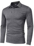 Men's Polo Shirt Quick Dry Performance Tactical Shirts Pique Jersey Golf Shirt