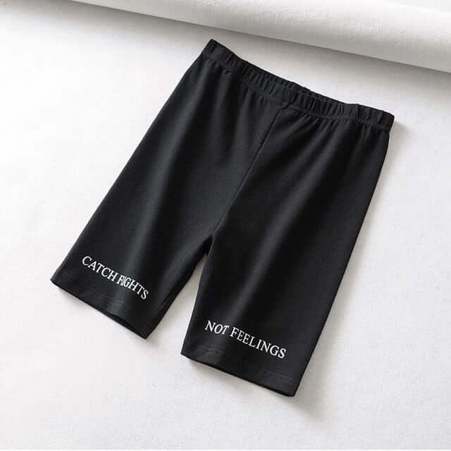 mid sunny season
 biker tiny
s  high-rise tiny
s female flexible
 waist bondage
 playing
 korean casual wear
 appealing
 tiny
 Letter design
 black tiny
s