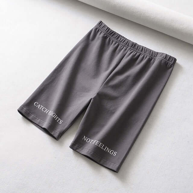 mid sunny season
 biker tiny
s  high-rise tiny
s female flexible
 waist bondage
 playing
 korean casual wear
 appealing
 tiny
 Letter design
 black tiny
s